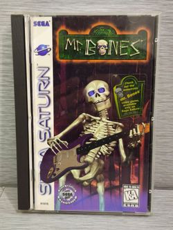 Mr. Bones Sega SaturnComplete With Registration Card - Tested Authentic