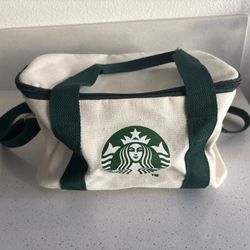 Starbucks canvas lunch bag or tote