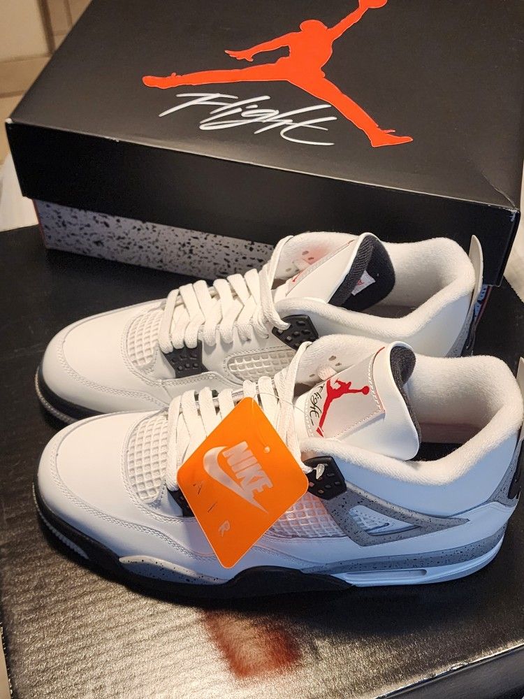 Jordan 4 Retro White Cement