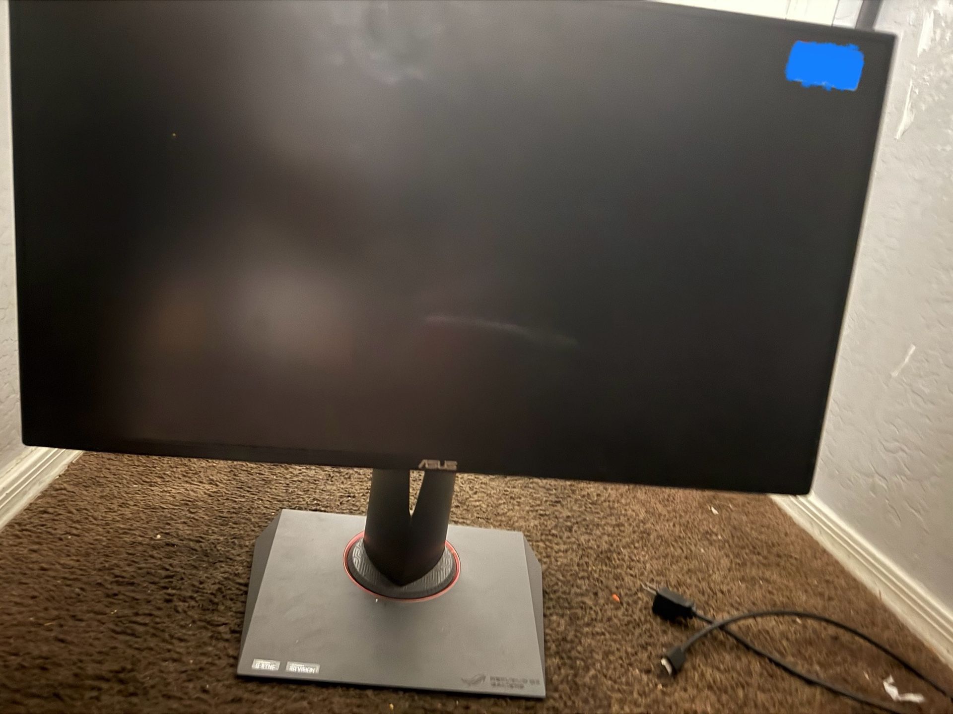 ASUS VG248QG 24" G-SYNC Gaming Monitor 165Hz 1080p 0.5ms Eye Care with DP HDMI DVI,Black