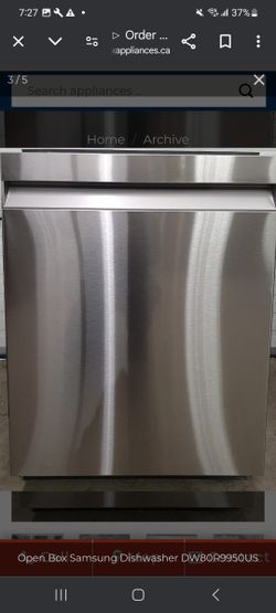 New Samsung Water Wall Dishwasher