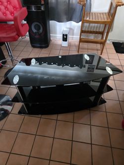 Glass t.v stand table