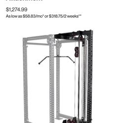Titan Fitness TITAN Series Lat Tower Power Rack Attachment, cable attachments, fits Rogue Fitness