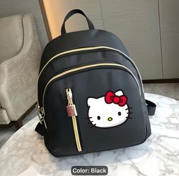 HELLO KITTY SLIPPERS, AND BACKPACK, AND MAKEUP POUCH OR SCHOOL SUPPLY POUCH,