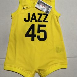 Utah Jazz Baby Onsie Jersey Size 18 Months  