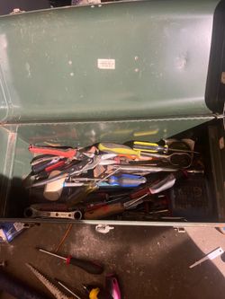 Tool box with tools