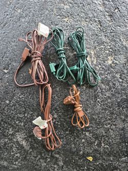 5 extension cords - 5 ft, 10 ft, 15 ft (3)