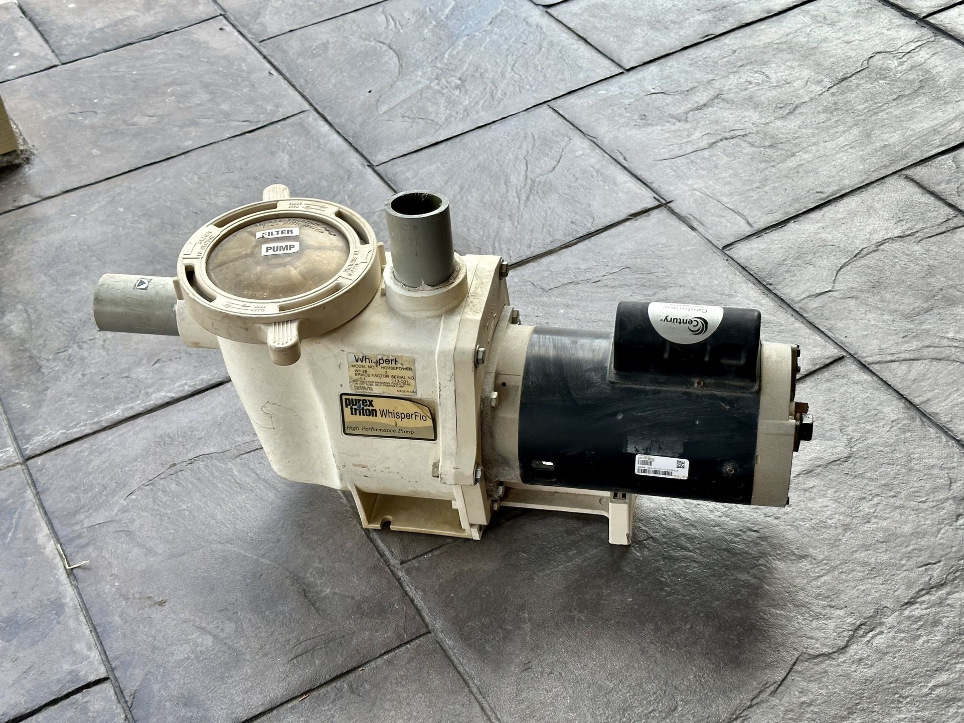 Pentair Whisperflo Pool Pump