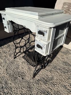 Antique Singer Sewing Machine Table