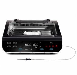 Gourmia FoodStation Smokeless Grill, Griddle & Air Fryer Combo - Item# (contact info removed)