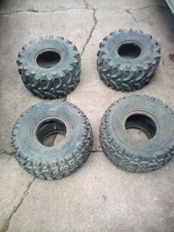 ATV Tires From A Honda 125cc Four Wheeler