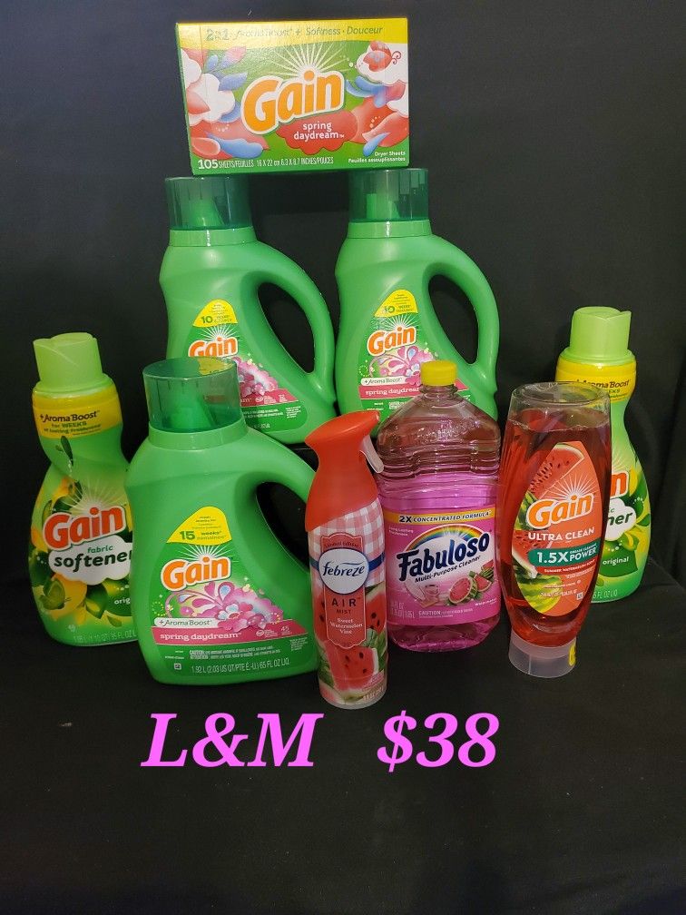 GAIN SPRING DAYDREAM LARGE HOUSEHOLD BUNDLE $38
