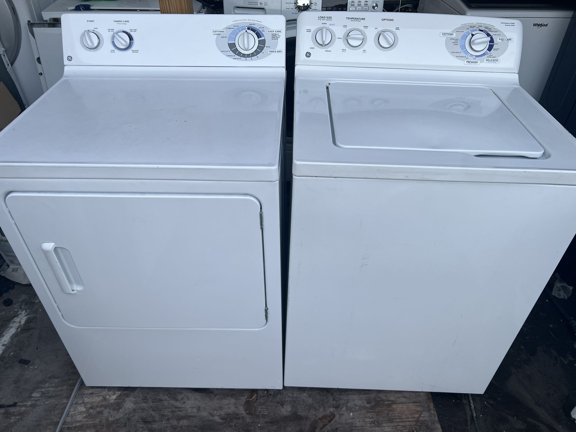 General Electric Washer And Dryer Set