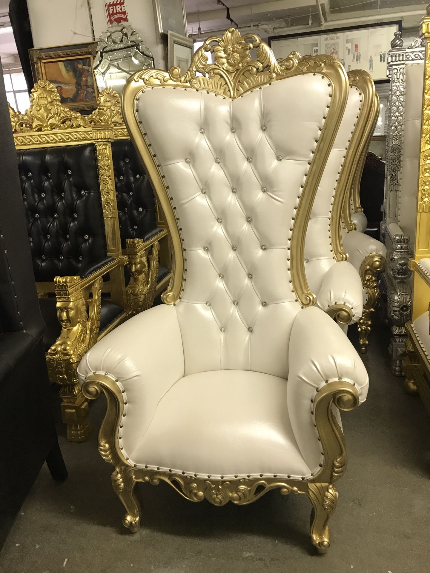 Beautiful throne chair.$1800. Best offer