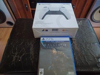 NEW IN BOX PS5 CONTROLLER AND NEW CALLISTO PROTOCOL GAME $80 FINAL PRICE READ DESCRIPTION