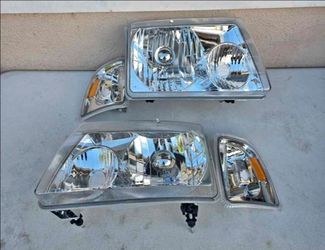 01-11 Ford Ranger Headlights Luces Focos Micas Faros Faroles Headlamps