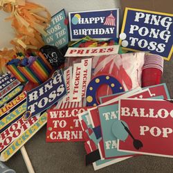 Free Carnival Birthday Supplies
