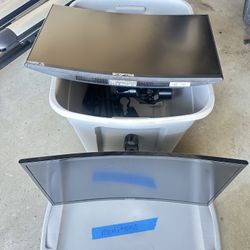 Computer Monitors W/twin Desk Mount 