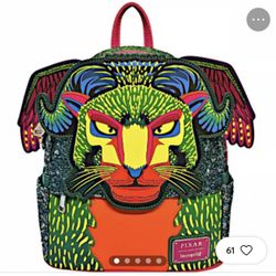  Loungefly Disney Pixar Coco Pepita Double Strap Shoulder Bag Sequin Loungefly