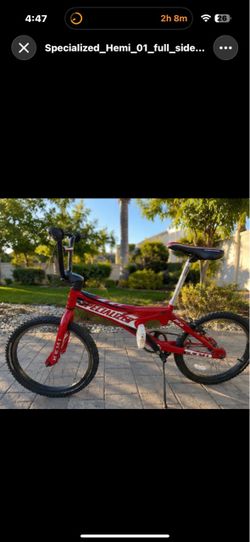 Vintage Specialized Hemi Pro 20” BMX Race Bike – Red black Rare Aluminum BMX