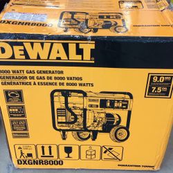 Dewalt 8000 Watt Gas Generator 