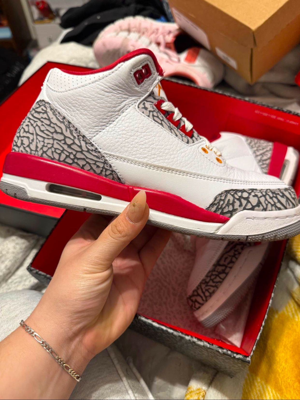 Jordan 3 Cardinal Red