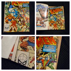 Xmen error comic book double cover page