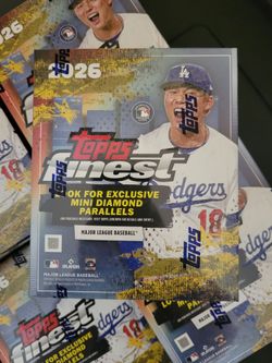 2026 Topps Finest Baseball Mega Boxes SEALED IN HAND 🔥🔥Football cards coming soon...