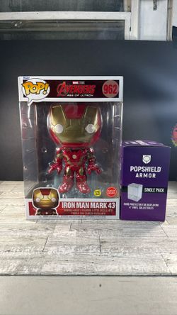 Funko Pop! Jumbo - Marvel - Iron Man Mark 43 #962 (Glow) (GameStop Exclusive)