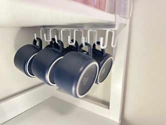 Hanging Mug Hook Dual Side Under Shelf Cabinet Hanger