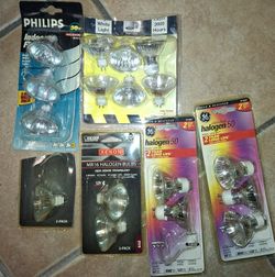 BRAND NEW HALOGEN LIGHT BULBS
