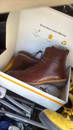 Size 10 - amberjack leather shoe
