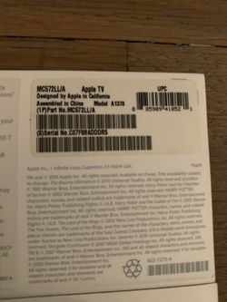 Apple TV (first generation) A 1218