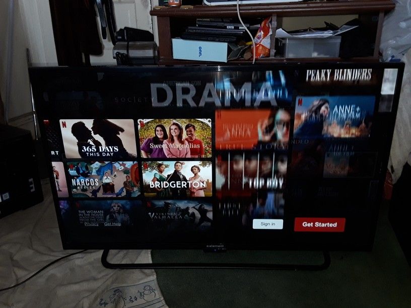 Element Smart TV 43" Inch Class 4K Ultra HD Smart ,LED TV 2160p E4S4316H 2 HDMI Remote Control Included