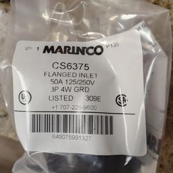 50 amp flanged inlet