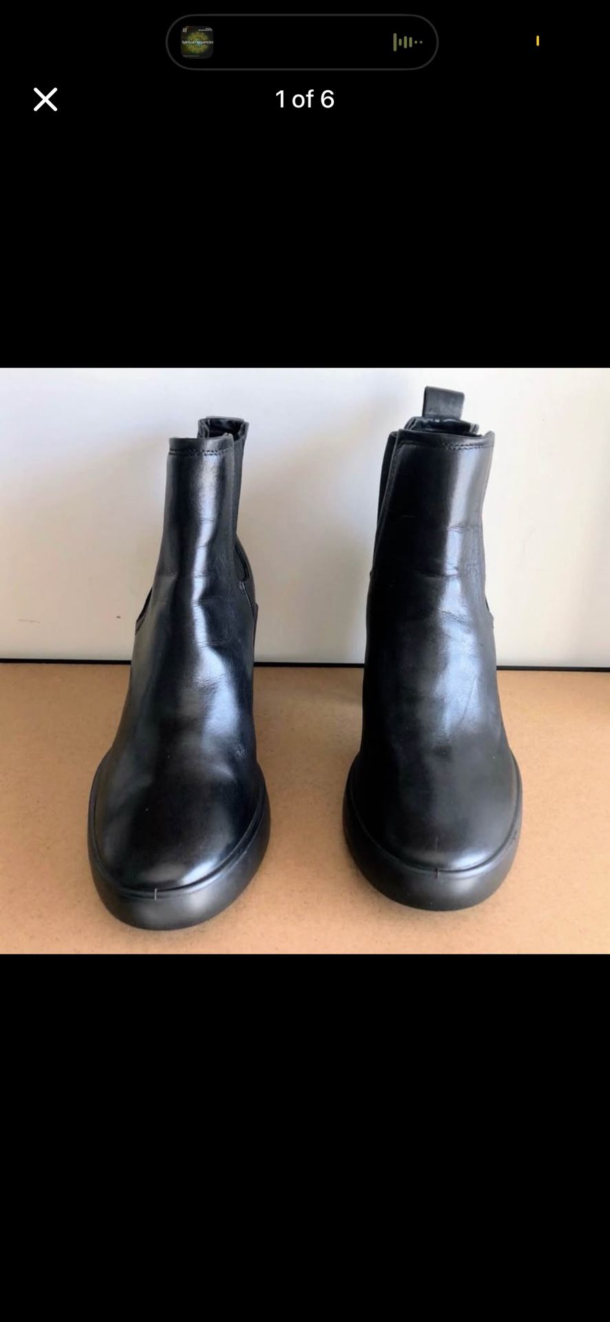 ECCO Shape Sculpted Motion 55 Black Ankle Boots