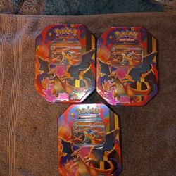 All Three Pokemon trading cards Game