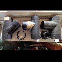 4 Inch Y & T Pipes With Reducer And Connector