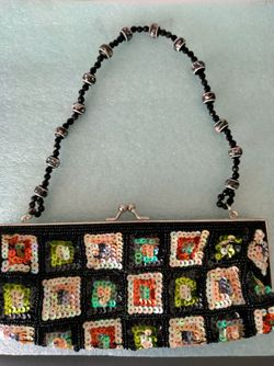 VTG Sequin Beaded Clutch