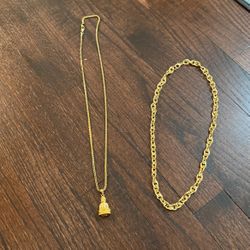 14k Plated  GG Gold Chains