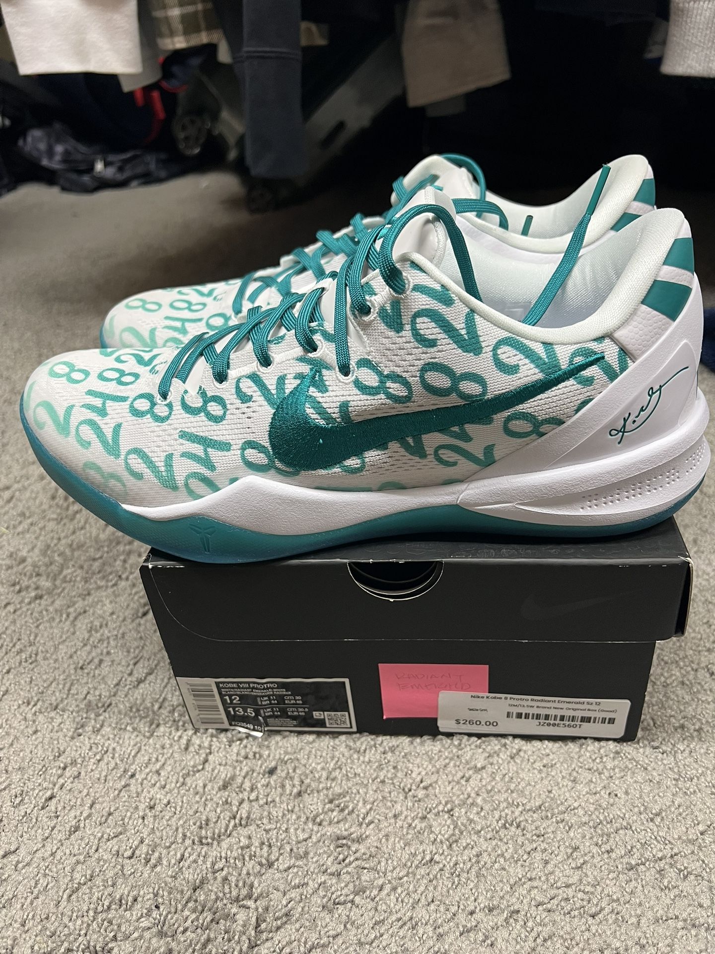Nike Kobe 8 Protro “Radiant Emerald” Size 12