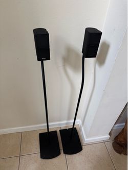 Bose Lifestyle Mini Double Cube Speakers with stands