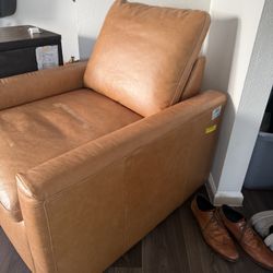 Crate & Barrel - Leather Reclining chairs 
