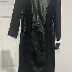 Black Leather Dress 