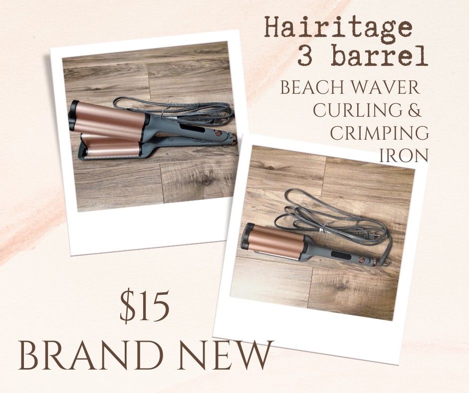 Hairitage 3 Barrel Hair Iron
