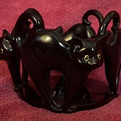 Yankee Candle Black Cats Jar Holder NEW!