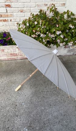 Umbrella white polka dots decor wedding bridesmaids photo shoot