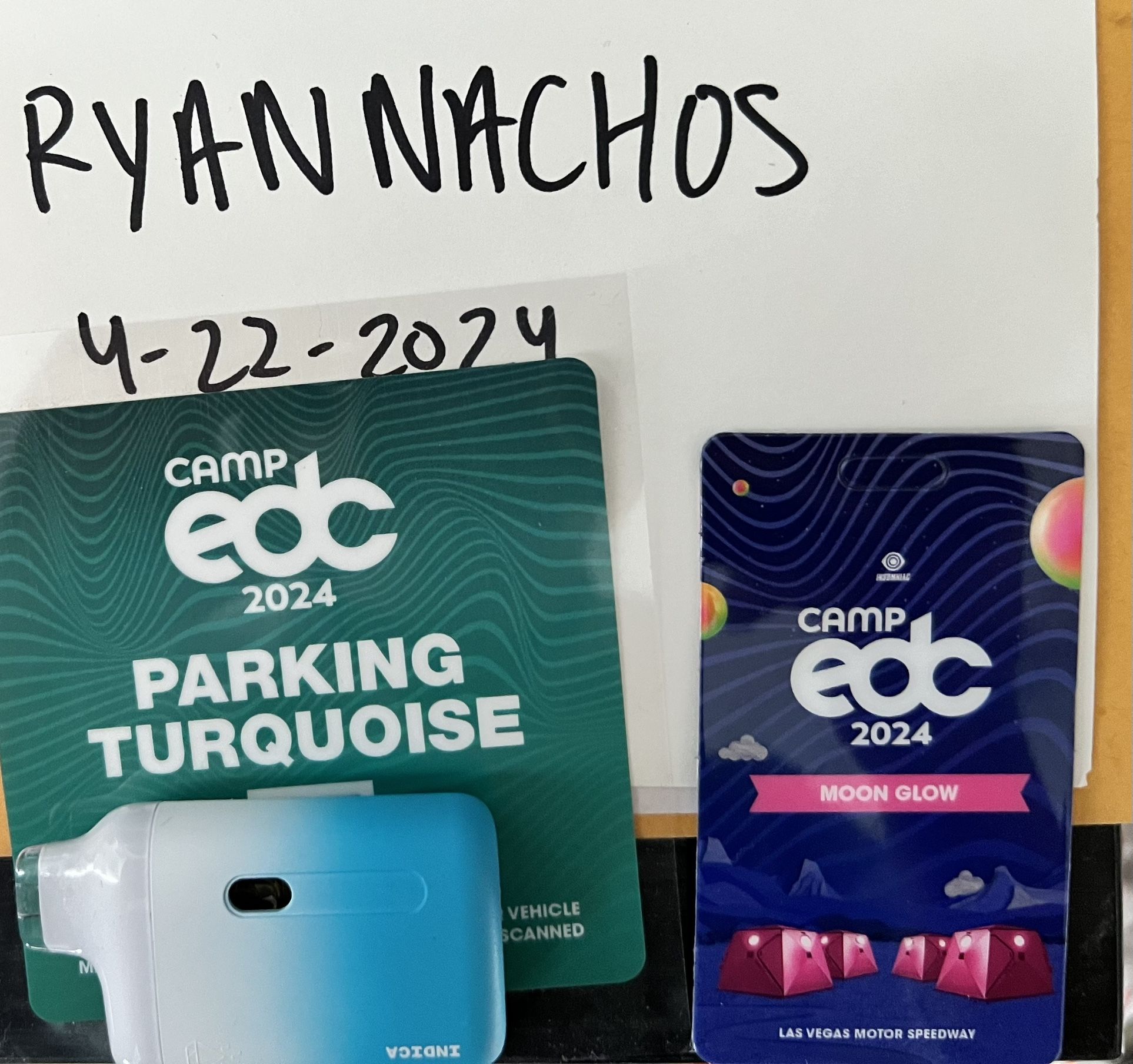 EDC LAS VEGAS 2024 - Camp EDC 2024 - MoonGlow Shiftpod + Parking Pass 