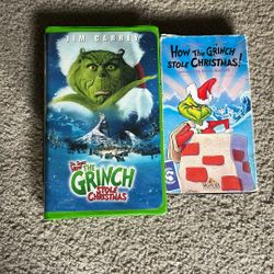 2 VHS Grinch Movies