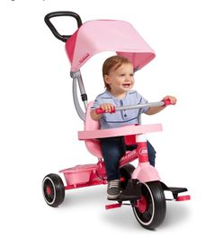 Radio Flyer 4-in-1 Pedal and Push Stroll N’ Strike (Triciclo 4 en 1)